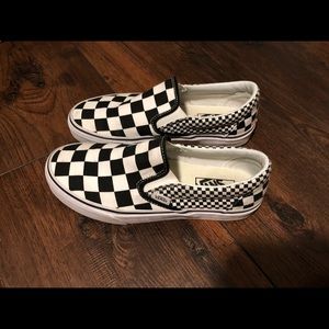 Checkered vans sz 8.5
